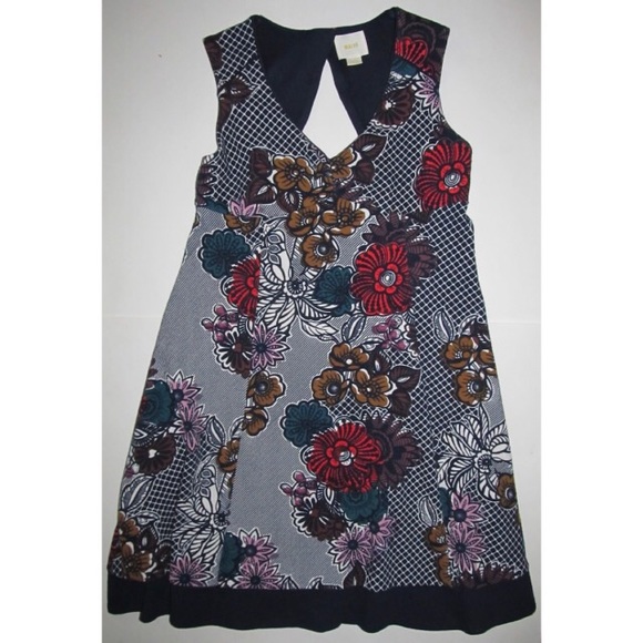 Anthropologie Maeve Fairchild Flared Dress L - Picture 6 of 6